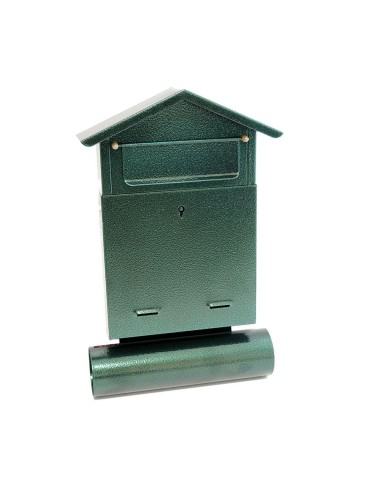 Cutie postala, cu loc pentru ziar, verde,...