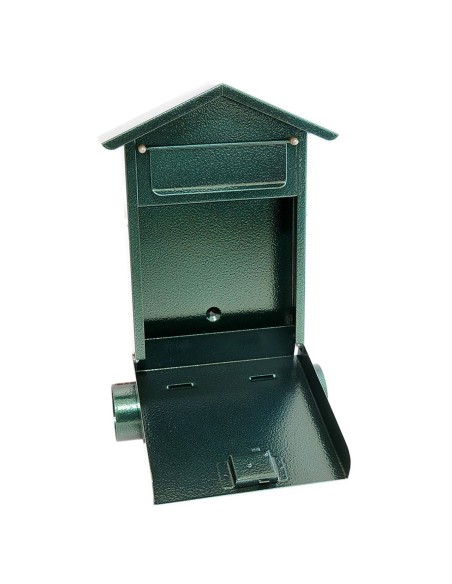 Cutie postala, cu loc pentru ziar, verde, format B6, 23x7x37.5 cm, Damech