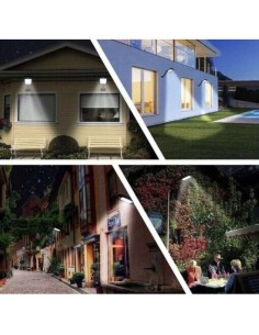 Lampa solara de perete cu senzor de miscare, 240 LED... 2