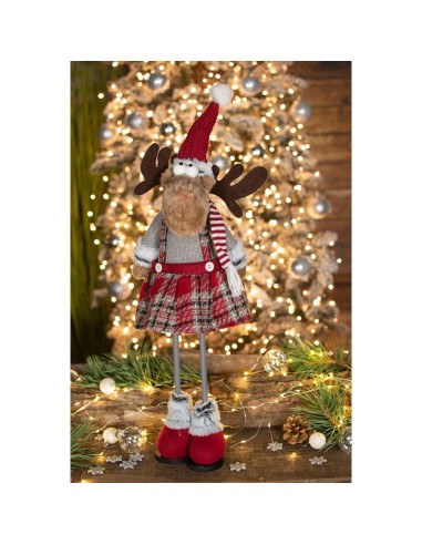 Decoratiune Craciun, fata ren in fustita...