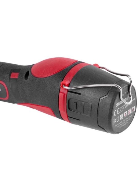 Vibrator pentru gresie si faianta, cu acumulator 2.2 Ah, incarcator 12V, 120 W, cu ventuza, max 30 kg, Strend Pro