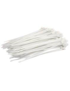 Coliere, fasete, alb, set 100 buc, 900x9 mm, Drel