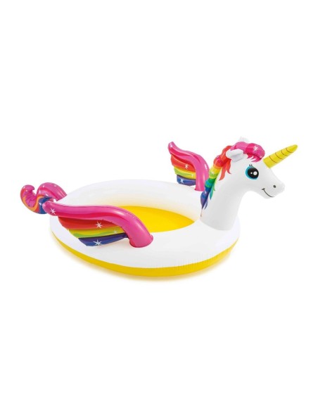 Piscina gonflabila, Intex, Mystic Unicorn Spray, 151 Litri, 272 x 193 x 104 cm, 57441, multicolor