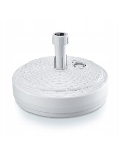 Suport pentru umbrela, Prosperplast, rotund, alb, 10 L,...