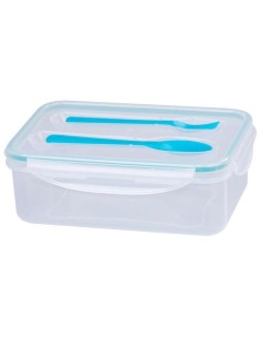 Cutie/caserola alimente, plastic, etansa, albastru, 1...