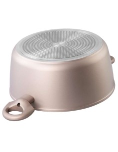 Oala rotunda cu capac, 5.9L, 28cm, Coffee Brown Line,... 2