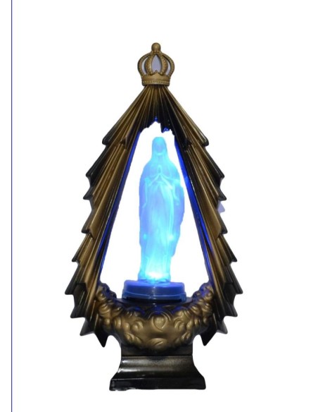 Candela mare din sticla cu LED, Maica Domnului Fecioara Maria, diverse forme