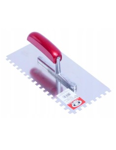 Gletiera inox, Olejnik, zimti, 12x12 mm, maner lemn,13x28...