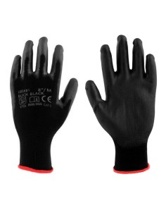 Manusi pentru lucru, Richmann, poliuretan, marimea XL, negru 2