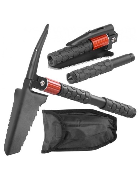 Lopata multifunctionala, model Survival, negru, 8 in 1, 36x28 cm, Strend Pro