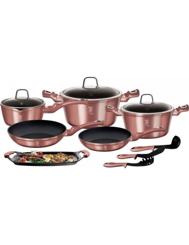 Set oale, cratite si tigai marmorate, 12 piese,...