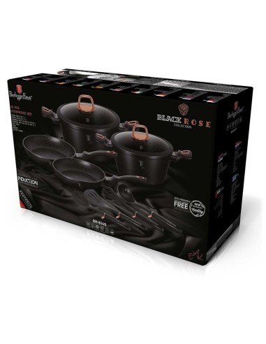 Set oale si tigai marmorate, 10 piese, din...