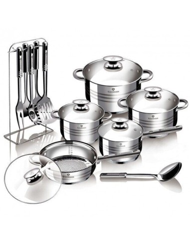 Set oale, cratite si tigai, otel inoxidabil, 17...