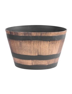 Ghiveci pentru flori, Strend Pro, model butoi lemn,...