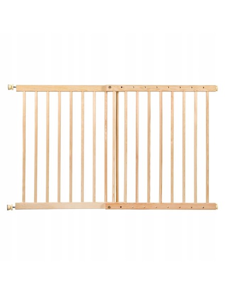 Poarta, grilaj, de siguranta, protectie copii, Isotrade, lemn, 66x117x68 cm