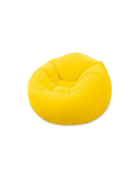 Fotoliu gonflabil, Intex, 107 x 104 x 69 cm, galben, 68569