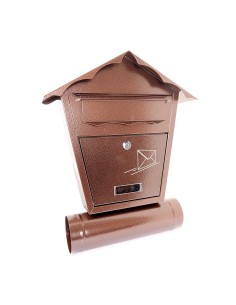 Cutie postala, Damech, cu loc pentru ziar, cupru, format...