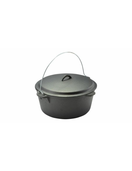 Ceaun fonta, cu maner si capac, 7.2 L, 30x14 cm, Perfect Home