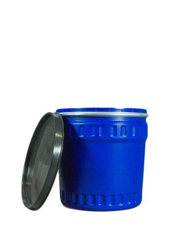 Bidon 120 litri, conic, cu cerc metalic, Sterk,...
