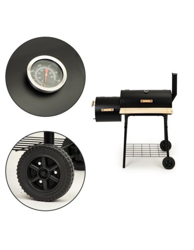 Gratar de gradina sau camping, 2 in 1 mare, pe...