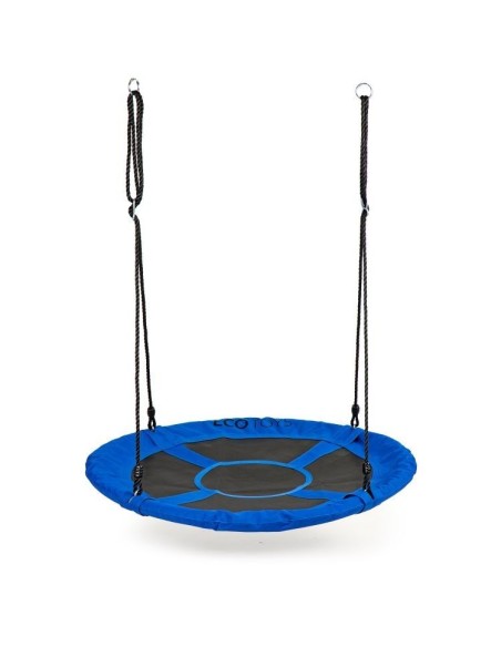 Leagan de gradina pentru copii, 100 cm, albastru, ecotoys, boc100