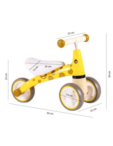 Tricicleta fara pedale, Girafa Portocalie...