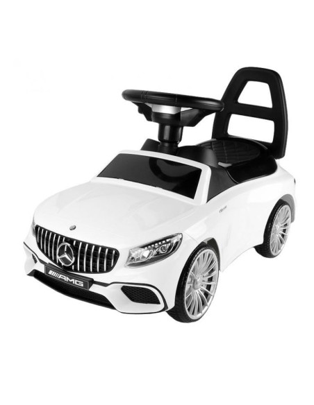 Masinuta fara pedale, de impins pentru copii, Mercedes, Ecotoys, 5528, alb