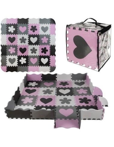 Covor tip puzzle, pentru copii, spuma EVA, 16...