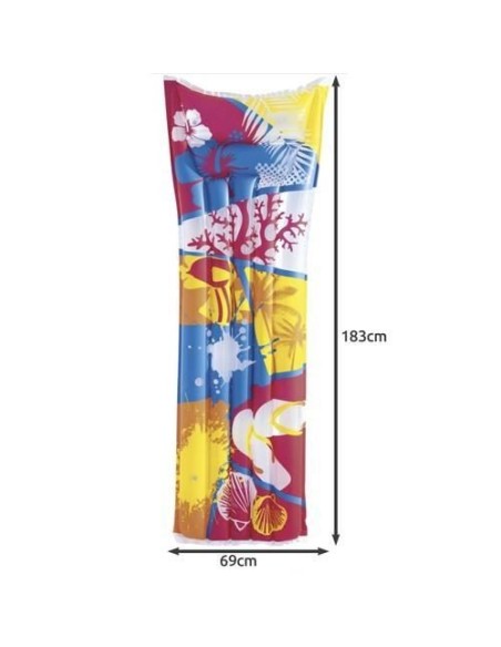 Saltea de apa gonflabila, model floral, 69x183 cm, Bestway