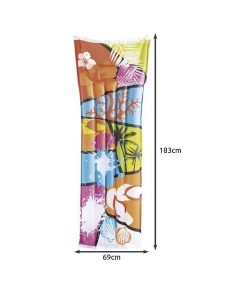 Saltea de apa gonflabila, model floral, 69x183 cm, Bestway