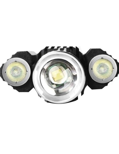 Lanterna aluminiu, LED T6 + CREE, 300 lm, zoom,...