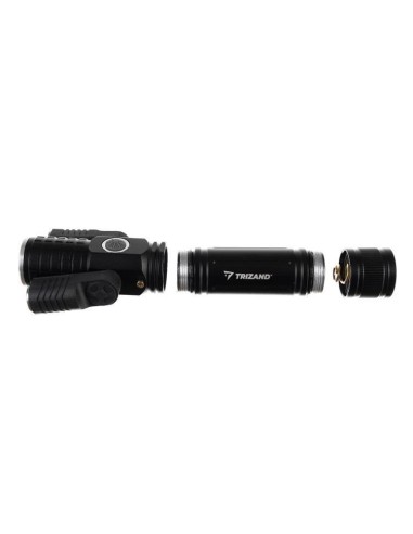 Lanterna aluminiu, LED T6 + CREE, 300 lm, zoom,...