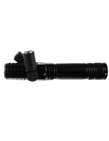 Lanterna aluminiu, LED T6 + CREE, 300 lm, zoom,...