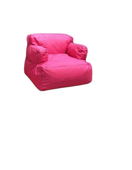 Fotoliu tip para pentru copii, Big Bean Bag, textil umplut cu perle polistiren, roz