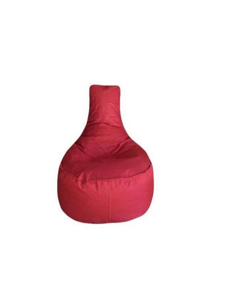 Fotoliu tip para, Big Bean Bag, textil umplut cu perle polistiren, rosu