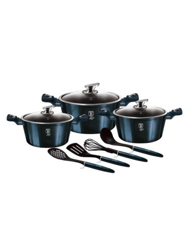 Set oale si cratite marmorate, 10 piese, din...