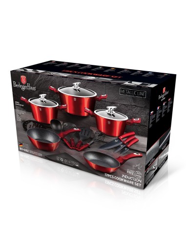 Set oale, cratite si tigai marmorate, 17 piese,...