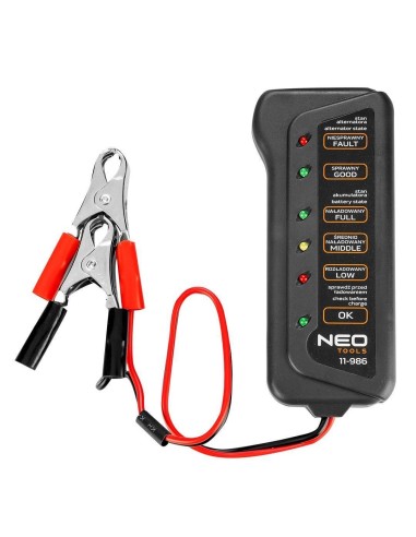 Tester incarcare baterie auto, 12 V, LED, NEO