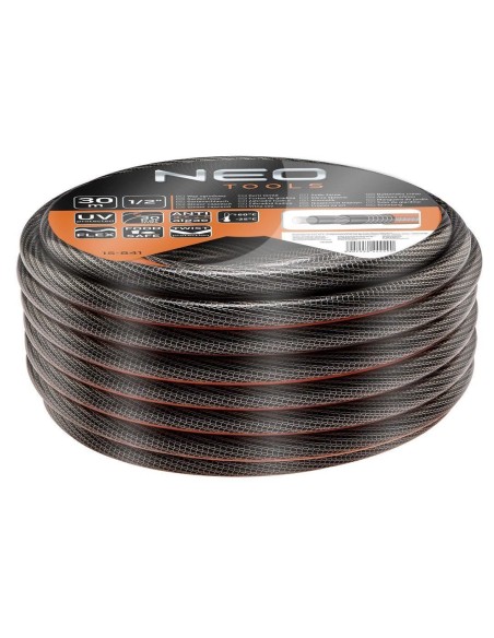 Furtun de gradina, antirasucire, 6 straturi, 1/2", 30 m, NEO