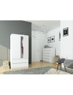 Dulap, placa laminata, 2 sertare, 4 rafturi, 1 suport... 2