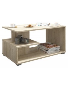 Masa de cafea, placa laminata, stejar, 90x51x45 cm