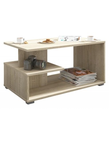 Masa de cafea, placa laminata, stejar, 90x51x45 cm