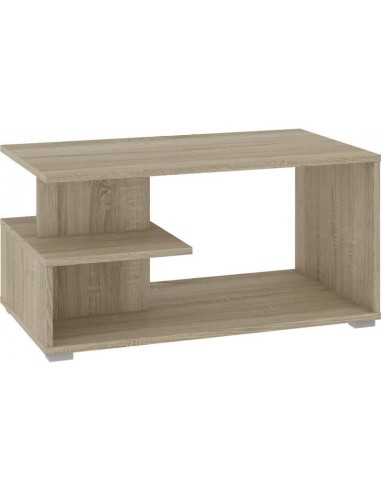 Masa de cafea, placa laminata, stejar, 90x51x45 cm