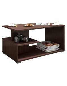 Masa de cafea, placa laminata, wenge, 90x51x45 cm