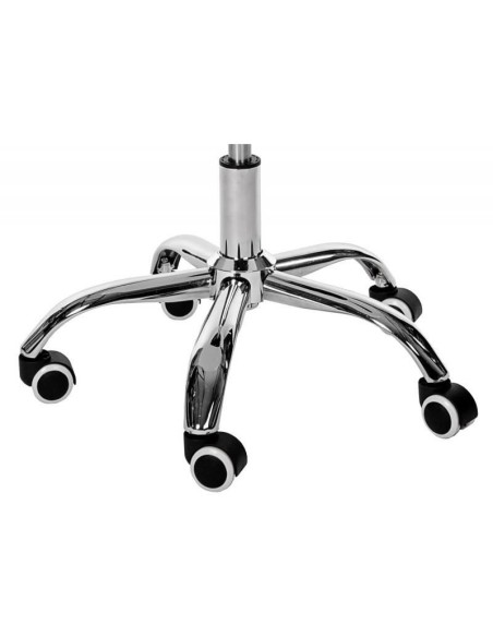 Scaun de birou pentru copii, rotativ, alb, max 125 kg, 44x40x80/90 cm