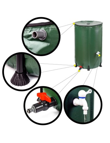 Rezervor 500 L cu robinet pentru apa de ploaie,...