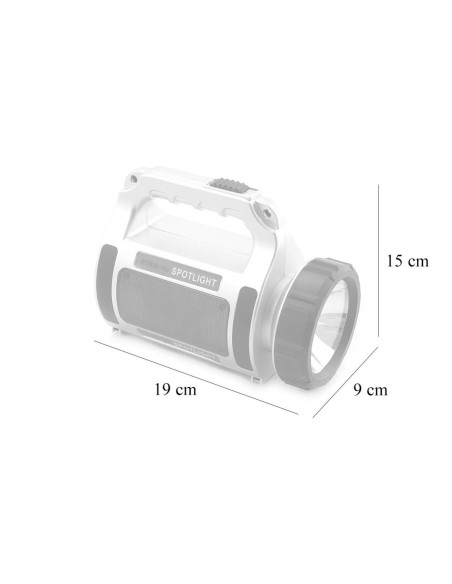 Lanterna SuperBright, 6 x Hat LED, 3 x D, Strend Pro 