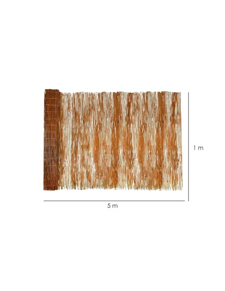 Gard/paravan din trestie, 5x1 m