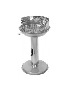 Gratar gradina, grill rotund, reglabil, cu picior, 40x68...