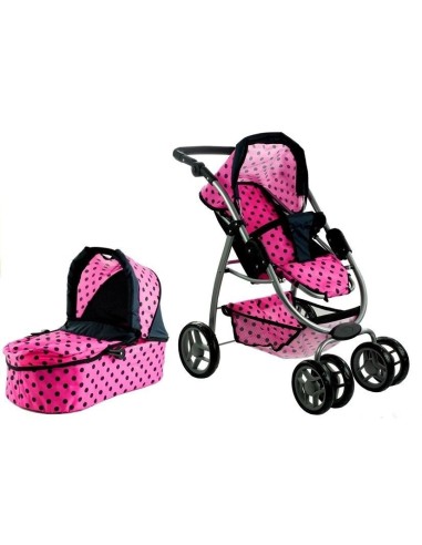 Carucior pentru papusi 2 in 1, LeanToys, 3812,...